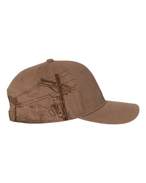 DRI DUCK 3345 Lineman Cap - Field Khaki - DirectSide