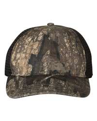 Richardson 111P Garment Washed Printed Trucker Cap, Snapback