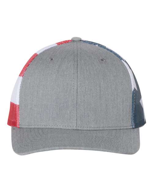 Richardson 112PM Printed Mesh Trucker Cap, Snapback