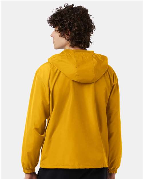 Champion CO200 Unisex Packable Anorak Jacket - Gold - OnModelBack