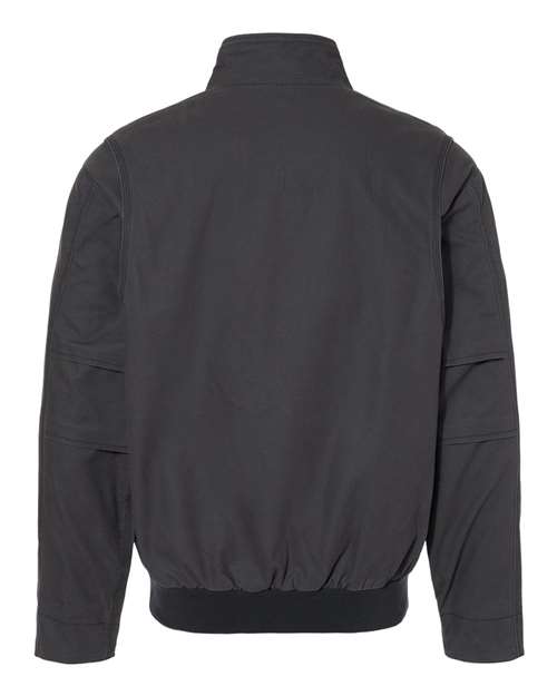 DRI DUCK 5032 Men's Force Power Move Bomber Jacket - Charcoal - Back