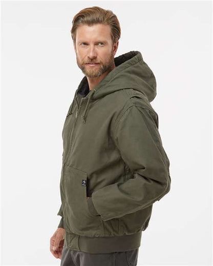 DRI DUCK 5034 Men's Laramie Power Move Jacket - Olive - OnModelSide