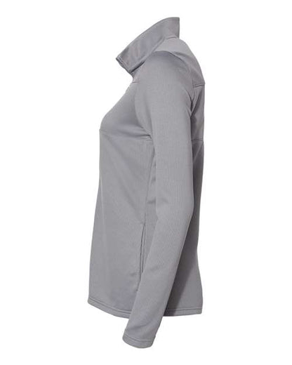 adidas A483 Women's 3-Stripes Double Knit Full-Zip Jacket - Grey Three/ White - DirectSide