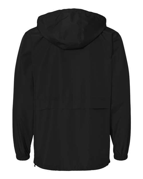 Champion CO125 Unisex Full-Zip Anorak Jacket - Black - Back