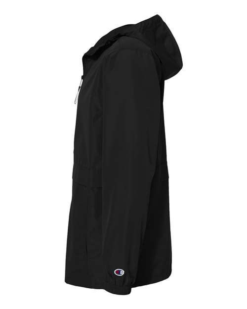 Champion CO125 Unisex Full-Zip Anorak Jacket - Black - DirectSide