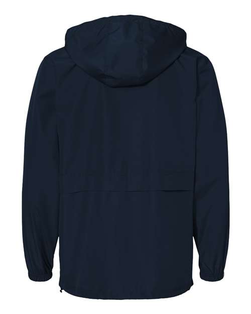 Champion CO125 Unisex Full-Zip Anorak Jacket - Navy - Back