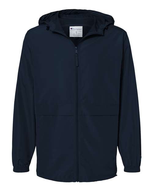 Champion CO125 Unisex Full-Zip Anorak Jacket - Navy - Front