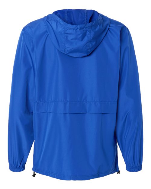 Champion CO125 Unisex Full-Zip Anorak Jacket - Royal Blue - Back