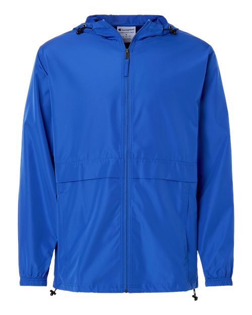 Champion CO125 Unisex Full-Zip Anorak Jacket - Royal Blue - Front