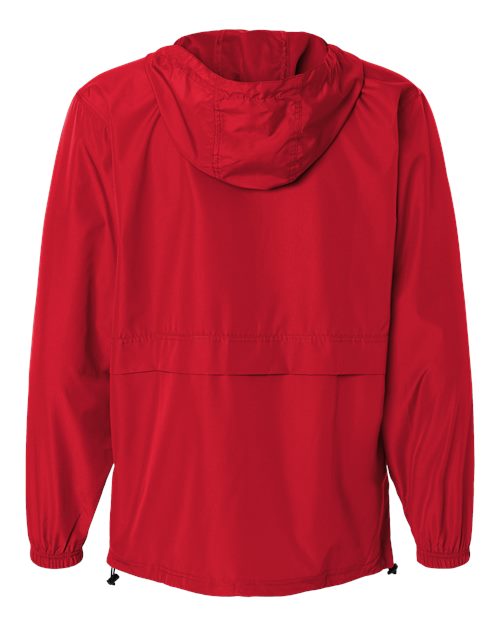 Champion CO125 Unisex Full-Zip Anorak Jacket - Scarlet - Back