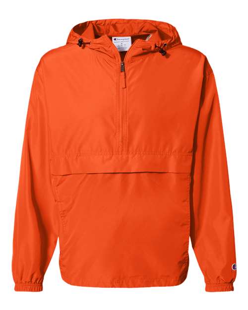 Champion CO200 Unisex Packable Anorak Jacket - Orange - Front