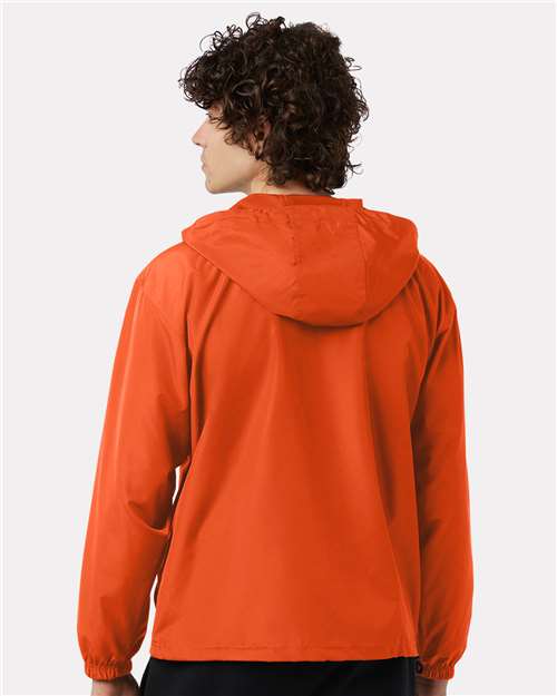 Champion CO200 Unisex Packable Anorak Jacket - Orange - OnModelBack