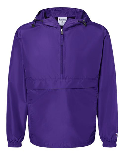 Champion CO200 Unisex Packable Anorak Jacket - Purple - Front