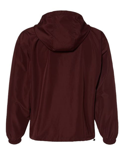 Champion CO200 Unisex Packable Anorak Jacket - Maroon - Back