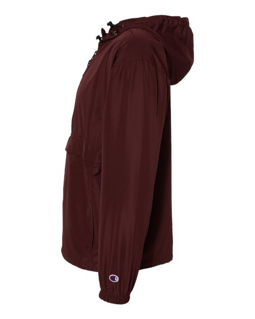 Champion CO200 Unisex Packable Anorak Jacket - Maroon - DirectSide