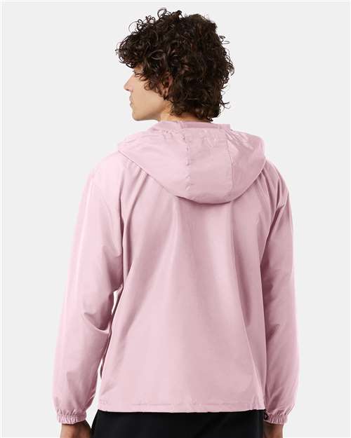 Champion CO200 Unisex Packable Anorak Jacket - Pink Candy - OnModelBack