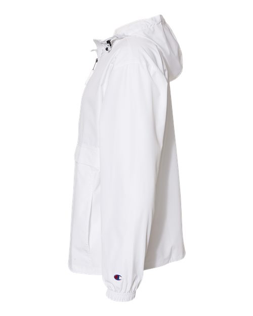 Champion CO200 Unisex Packable Anorak Jacket - White - DirectSide