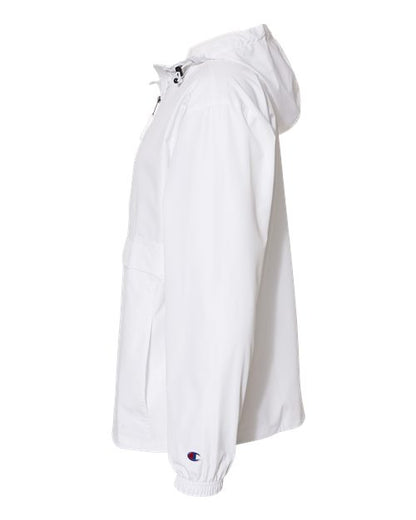 Champion CO200 Unisex Packable Anorak Jacket - White - DirectSide
