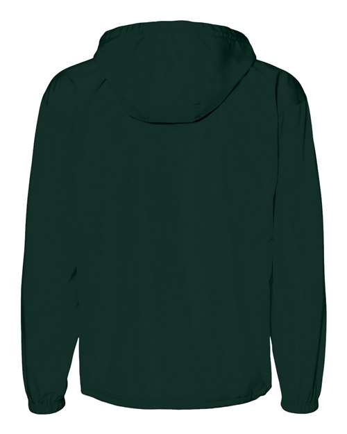 Champion CO200 Unisex Packable Anorak Jacket - Dark Green - Back