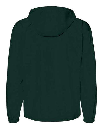 Champion CO200 Unisex Packable Anorak Jacket - Dark Green - Back