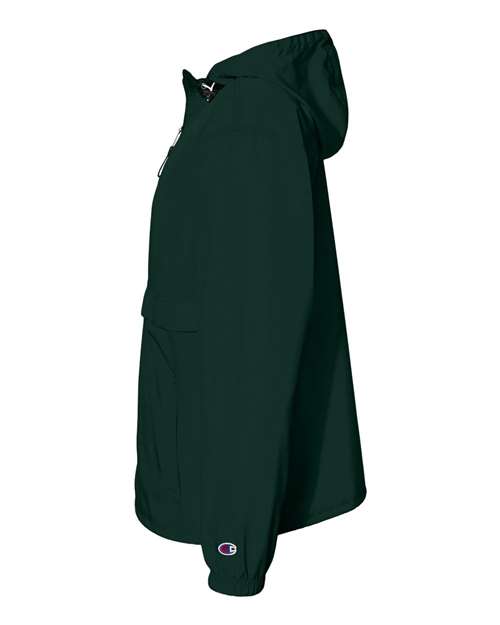Champion CO200 Unisex Packable Anorak Jacket - Dark Green - DirectSide