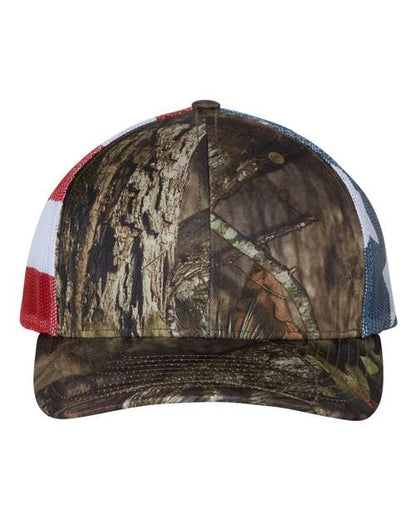 Richardson 112PM Printed Mesh Trucker Cap, Snapback