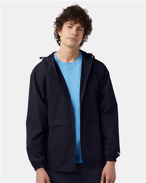 Champion CO125 Unisex Full-Zip Anorak Jacket - style view