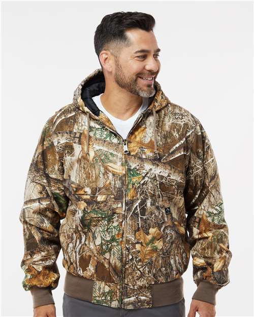 DRI DUCK 5034 Men's Laramie Power Move Jacket - Realtree Edge - OnModelFront