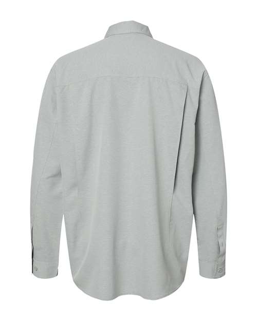 DRI DUCK 4441 Men's Crossroad Woven Shirt - Grey - Back