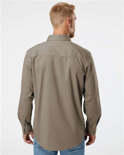 DRI DUCK 4450 Men's Craftsman Woven Shirt - Rope - OnModelBack