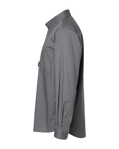 DRI DUCK 4450T Men's Craftsman Woven Shirt - Gunmetal - DirectSide