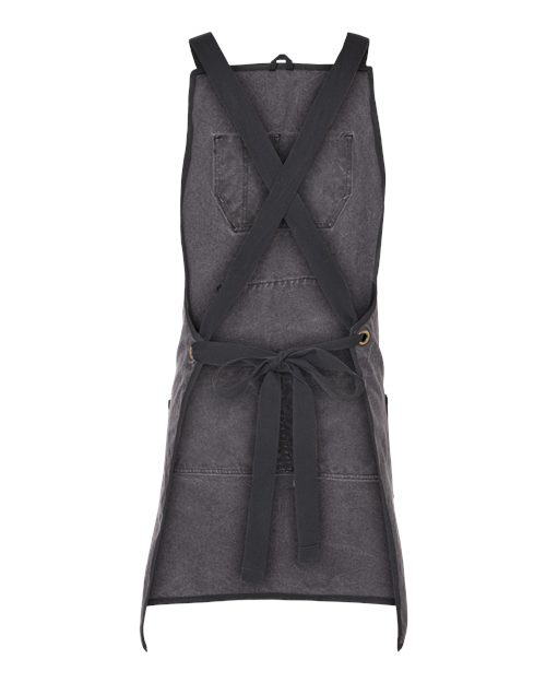 DRI DUCK 1500 Workman's Apron - Charcoal/ Black - Back