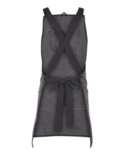 DRI DUCK 1500 Workman's Apron - Charcoal/ Black - Back