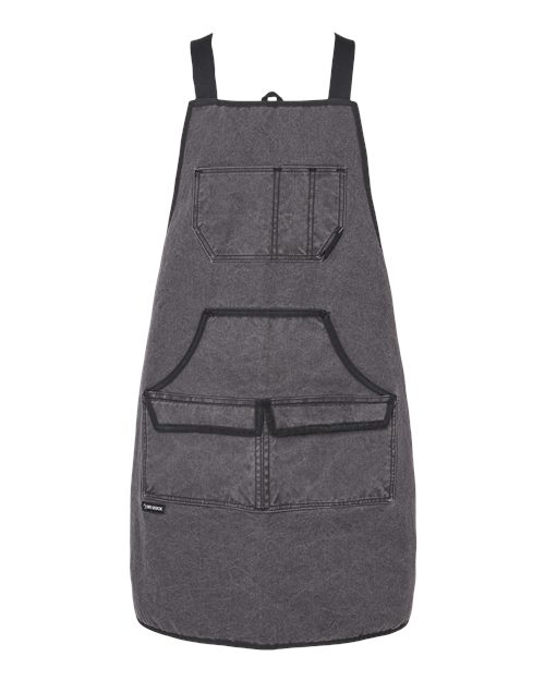 DRI DUCK 1500 Workman's Apron - Charcoal/ Black - Front