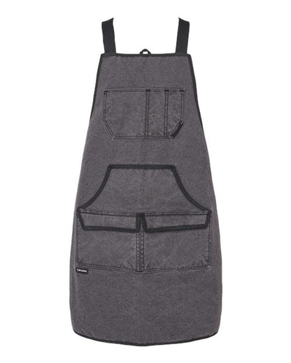 DRI DUCK 1500 Workman's Apron - Charcoal/ Black - Front