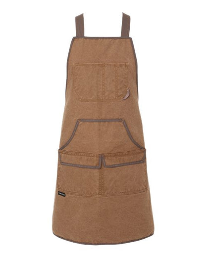 DRI DUCK 1500 Workman's Apron - Field Khaki/ Tobacco - Front