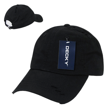 Decky-959-6 Panel Low Profile Relaxed Vintage Dad Hat