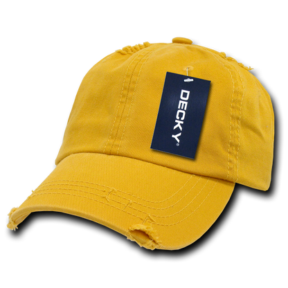Decky-959-6 Panel Low Profile Relaxed Vintage Dad Hat