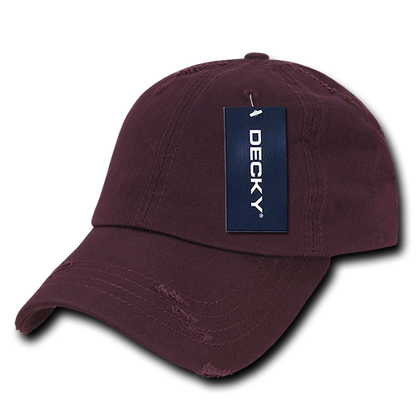Decky-959-6 Panel Low Profile Relaxed Vintage Dad Hat