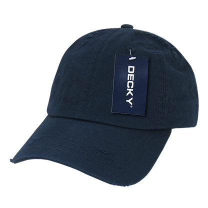 Decky-959-6 Panel Low Profile Relaxed Vintage Dad Hat