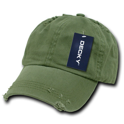 Decky-959-6 Panel Low Profile Relaxed Vintage Dad Hat