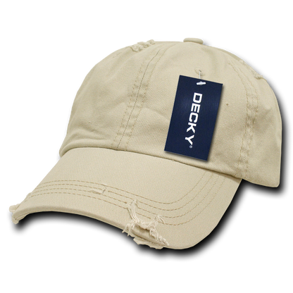 Decky-959-6 Panel Low Profile Relaxed Vintage Dad Hat