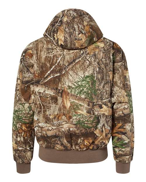 DRI DUCK 5034T Men's Laramie Power Move Jacket - Realtree Edge - Back