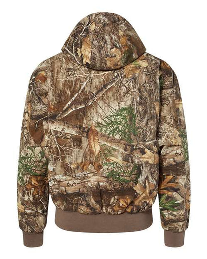 DRI DUCK 5034T Men's Laramie Power Move Jacket - Realtree Edge - Back