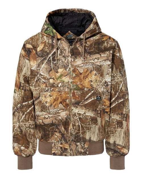 DRI DUCK 5034T Men's Laramie Power Move Jacket - Realtree Edge - Front