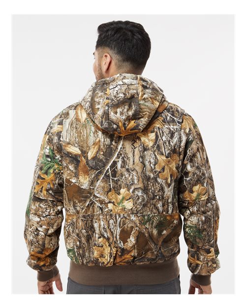 DRI DUCK 5034T Men's Laramie Power Move Jacket - Realtree Edge - OnModelBack