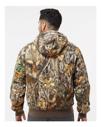 DRI DUCK 5034T Men's Laramie Power Move Jacket - Realtree Edge - OnModelBack