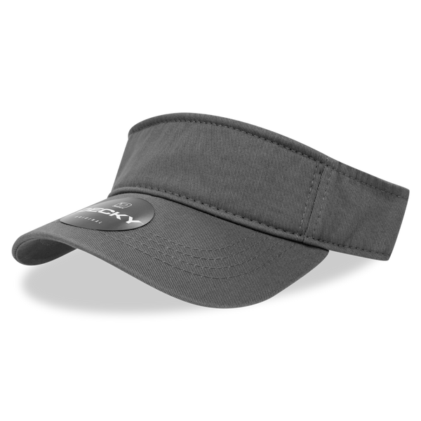 Decky-962-Polo Visor - Charcoal