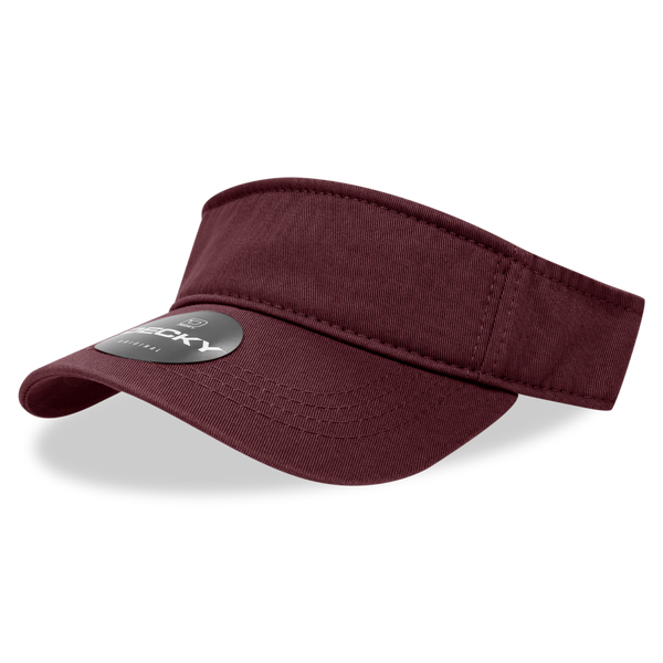 Decky-962-Polo Visor - Maroon