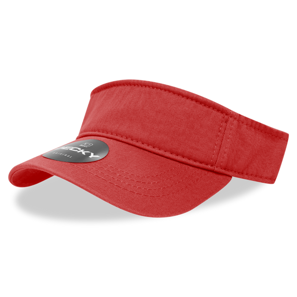 Decky-962-Polo Visor - Red